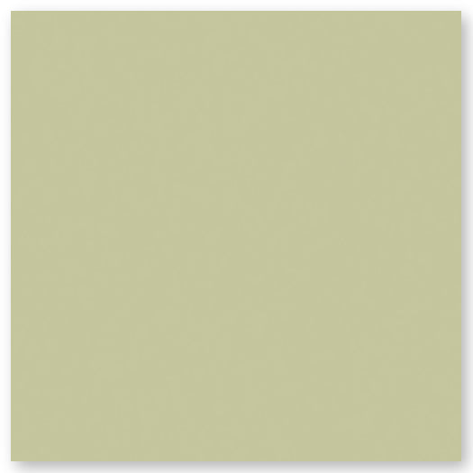 A plain, solid light olive green square with a slight shadow along the right and bottom edges.