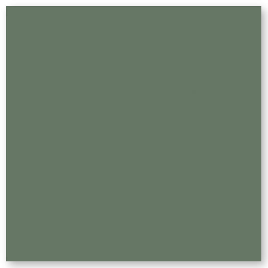 A solid square of muted greenish-gray color with a slight shadow effect around the edges.