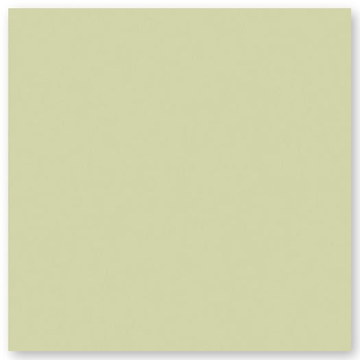A plain, solid pale green square with a white background and subtle shadow along the right and bottom edges.