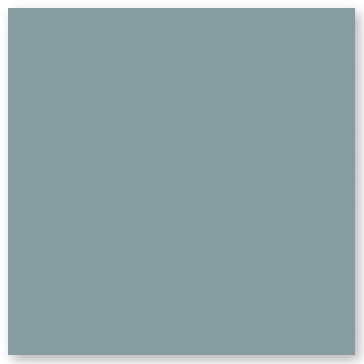 A plain square with a solid muted blue-gray color and no visible patterns or textures.