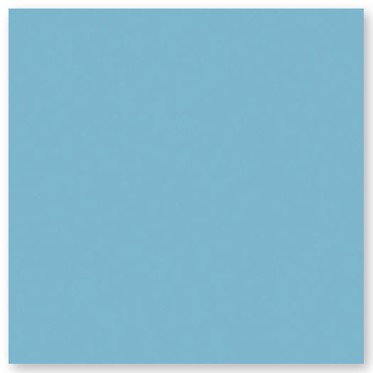 A solid light blue square with a subtle texture and soft shadow on a white background.