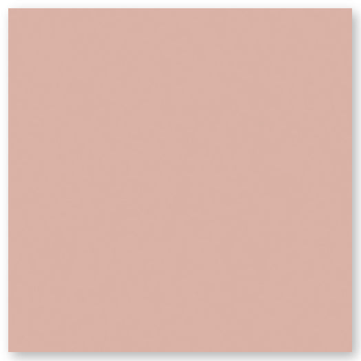 A solid square with a muted, dusty pink color and a slight shadow along the edges.