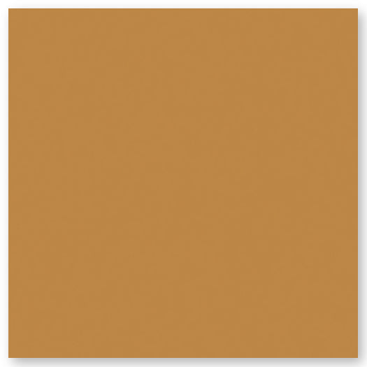 A solid square with a flat, light brown color and a subtle drop shadow on a white background.