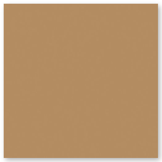 A plain, solid light brown square with a subtle shadow on the right and bottom edges.