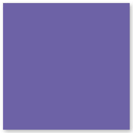 A solid rectangle filled with a medium shade of purple, shown with a subtle shadow on a white background.