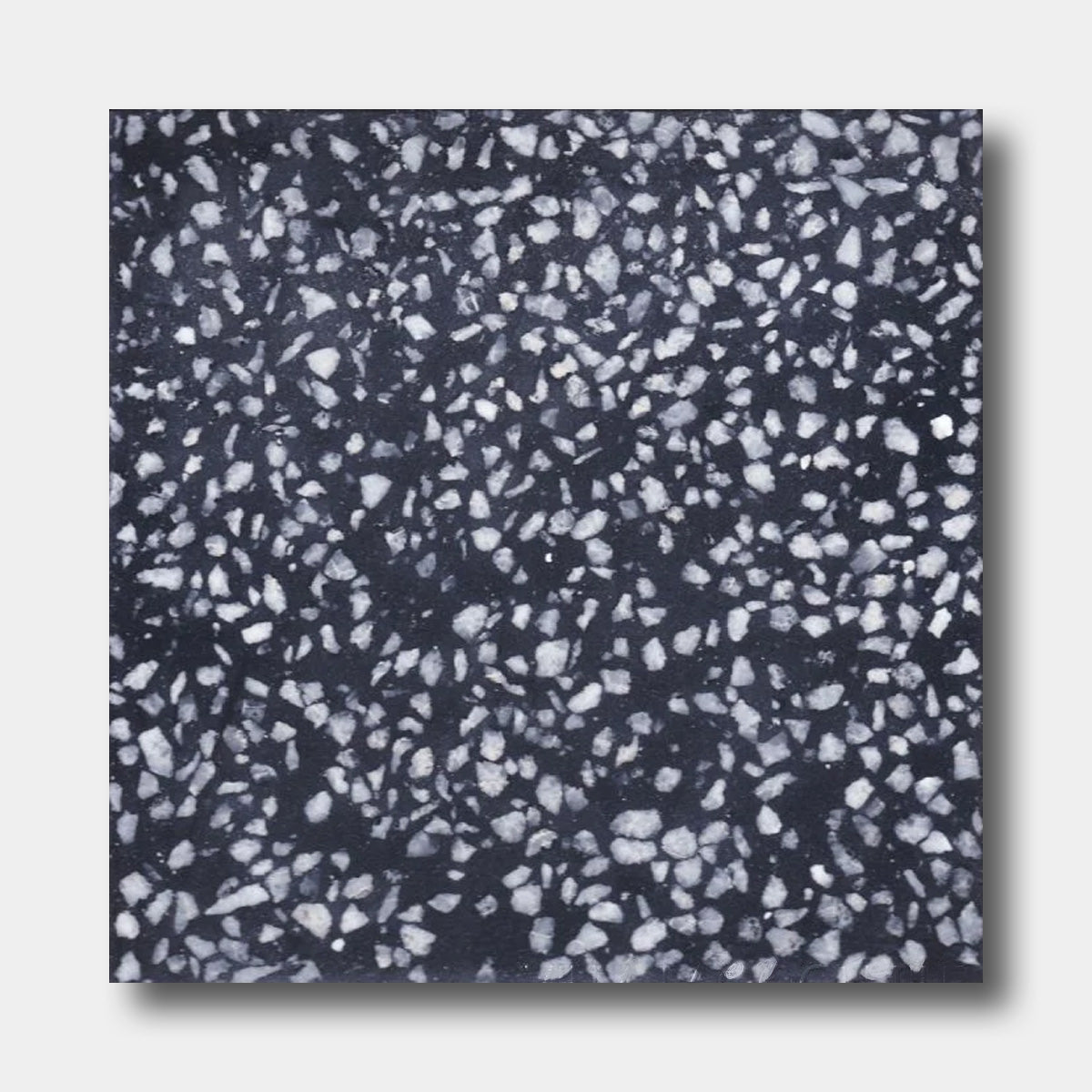 Terrazzo 8X8 - Solid Black