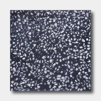 Terrazzo 8X8 - Solid Black