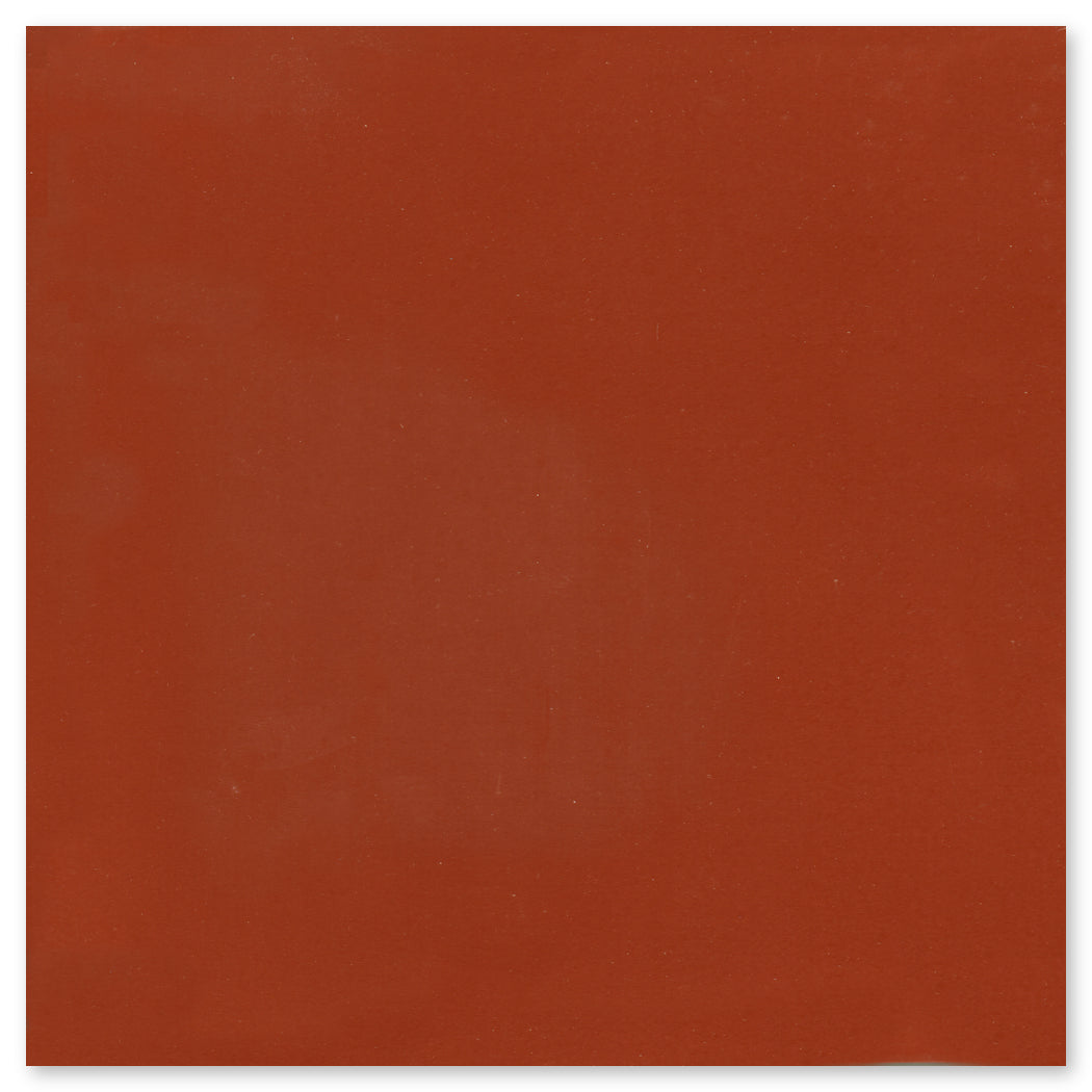 New York Cement Tile 5503-Solid 4x4 Extra Sample: a smooth, matte, reddish-brown cement tile with no distinct pattern.