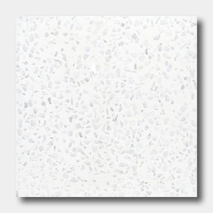 Terrazzo 8x8- Solid White