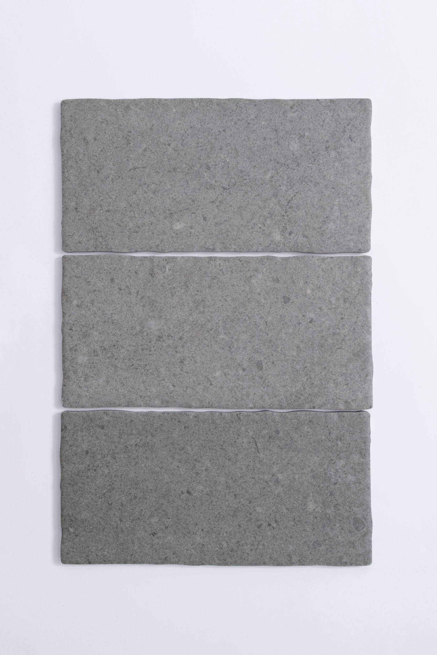 Three rectangular Toba Basilica R11 tiles by Toba, arranged vertically on a white background.