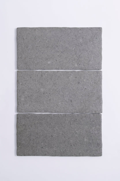 Three rectangular Toba Basilica R11 tiles by Toba, arranged vertically on a white background.