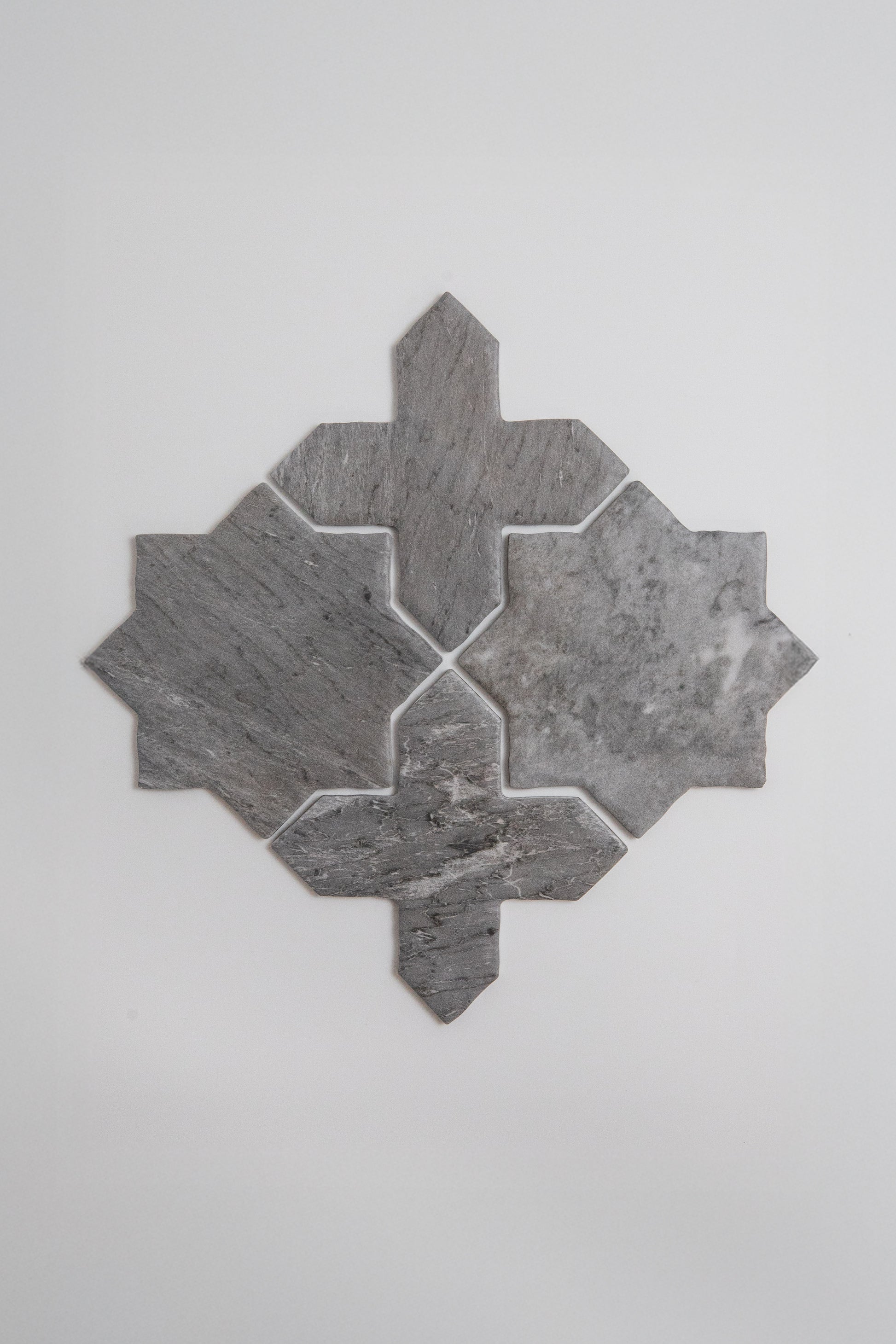 Tosca Bardiglio Cross-Star tile