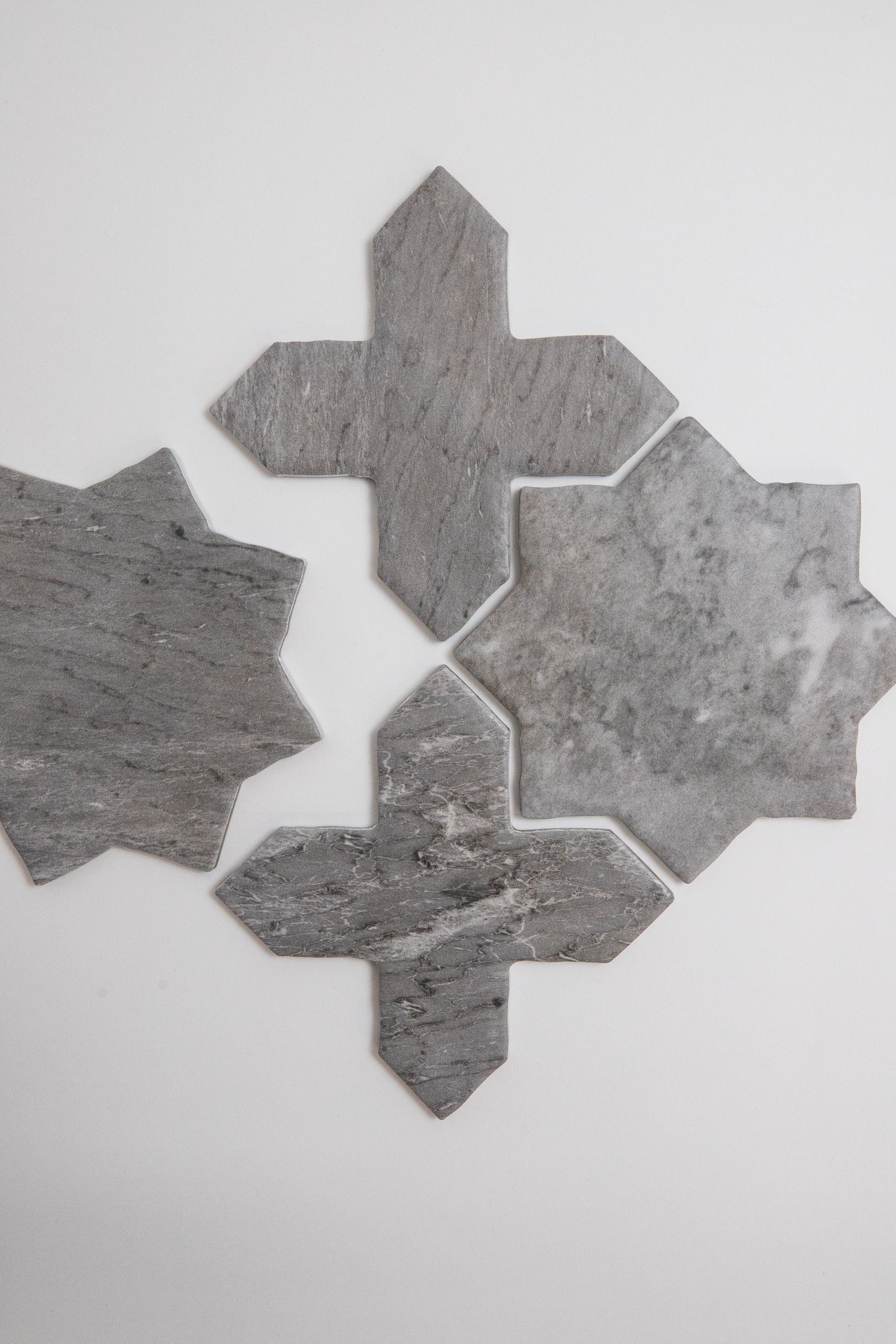 Tosca Bardiglio Cross-Star tile