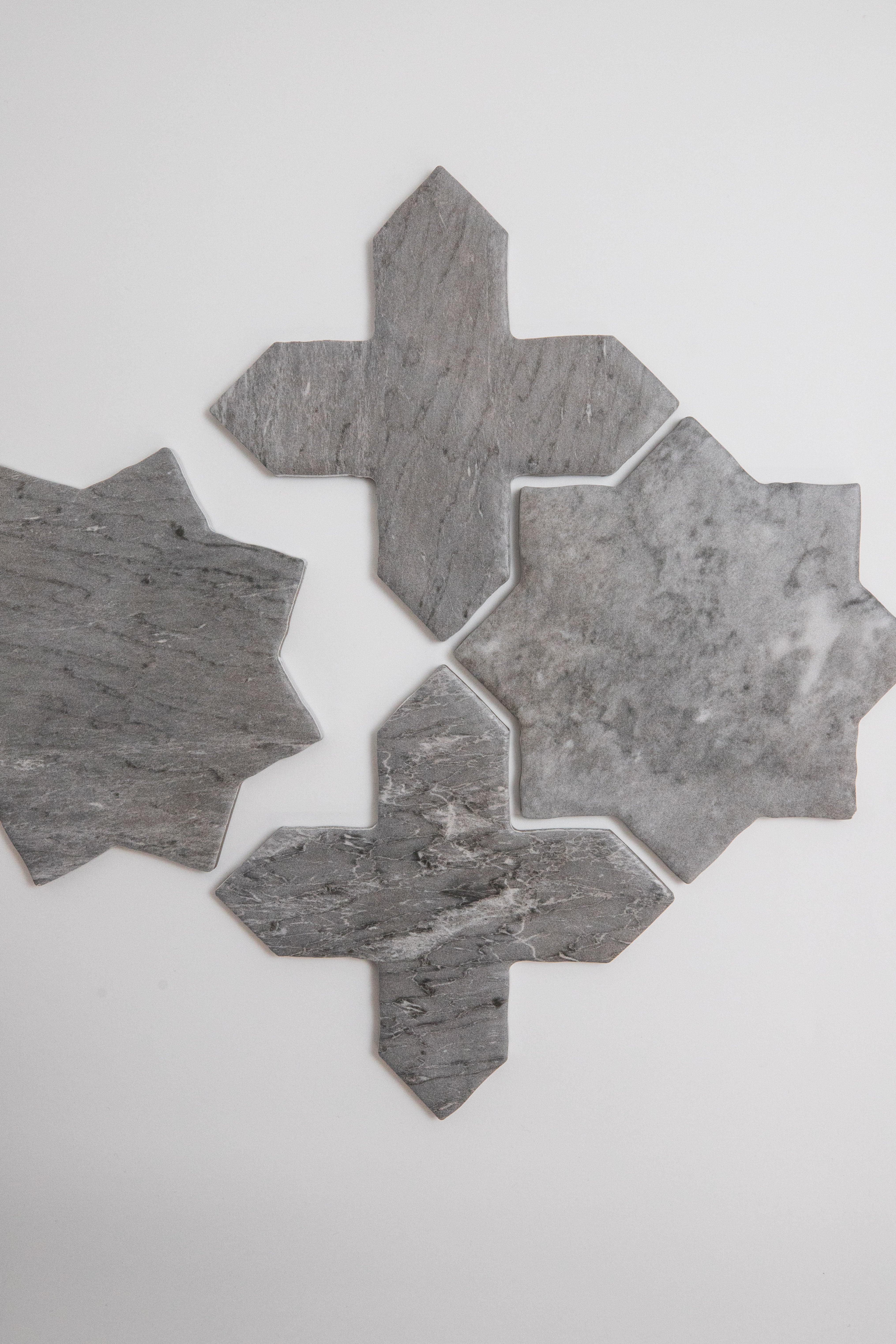 Tosca Bardiglio Cross-Star tile