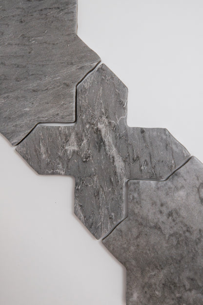 Tosca Bardiglio Cross-Star tile