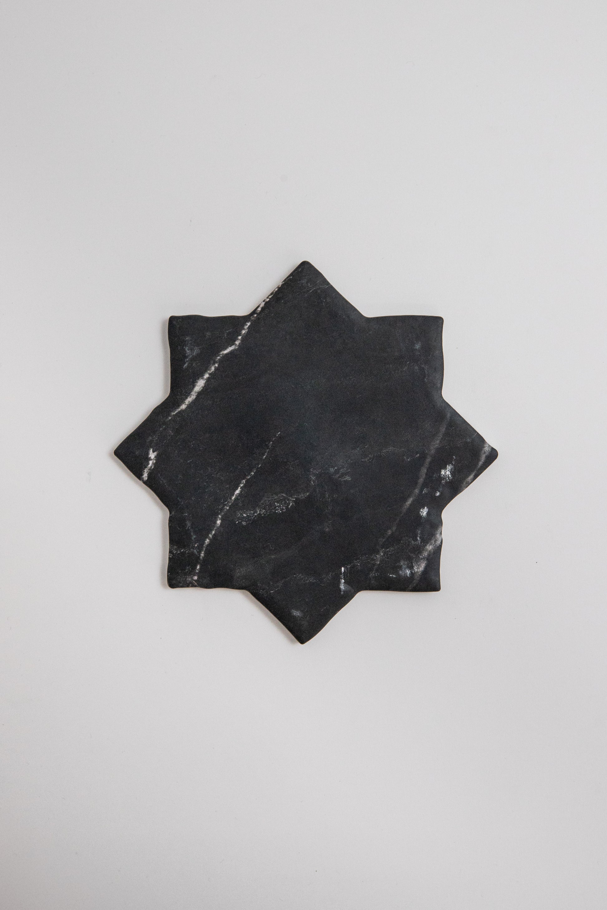 Tosca Black Marble Cross-Star tile