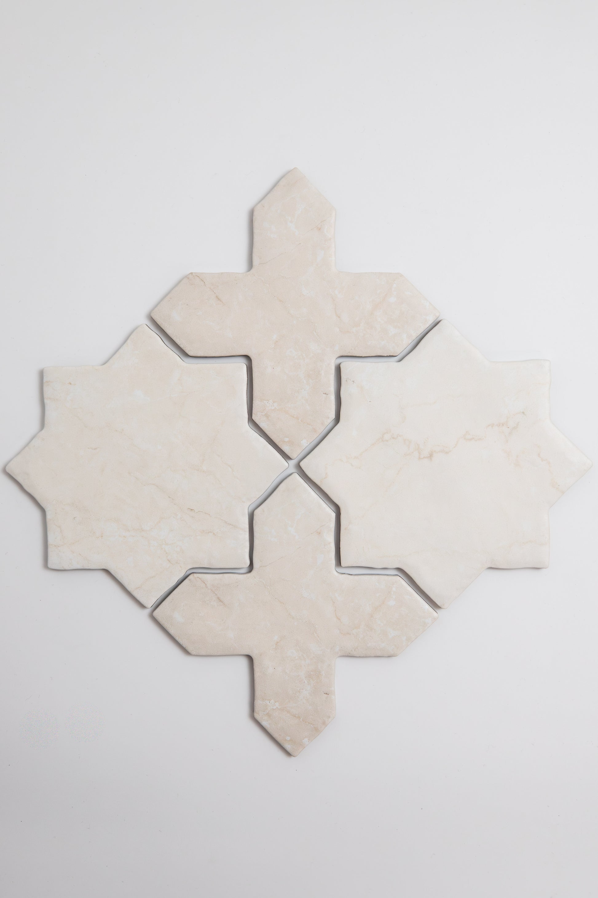 Tosca Botticino Cross-Star tile