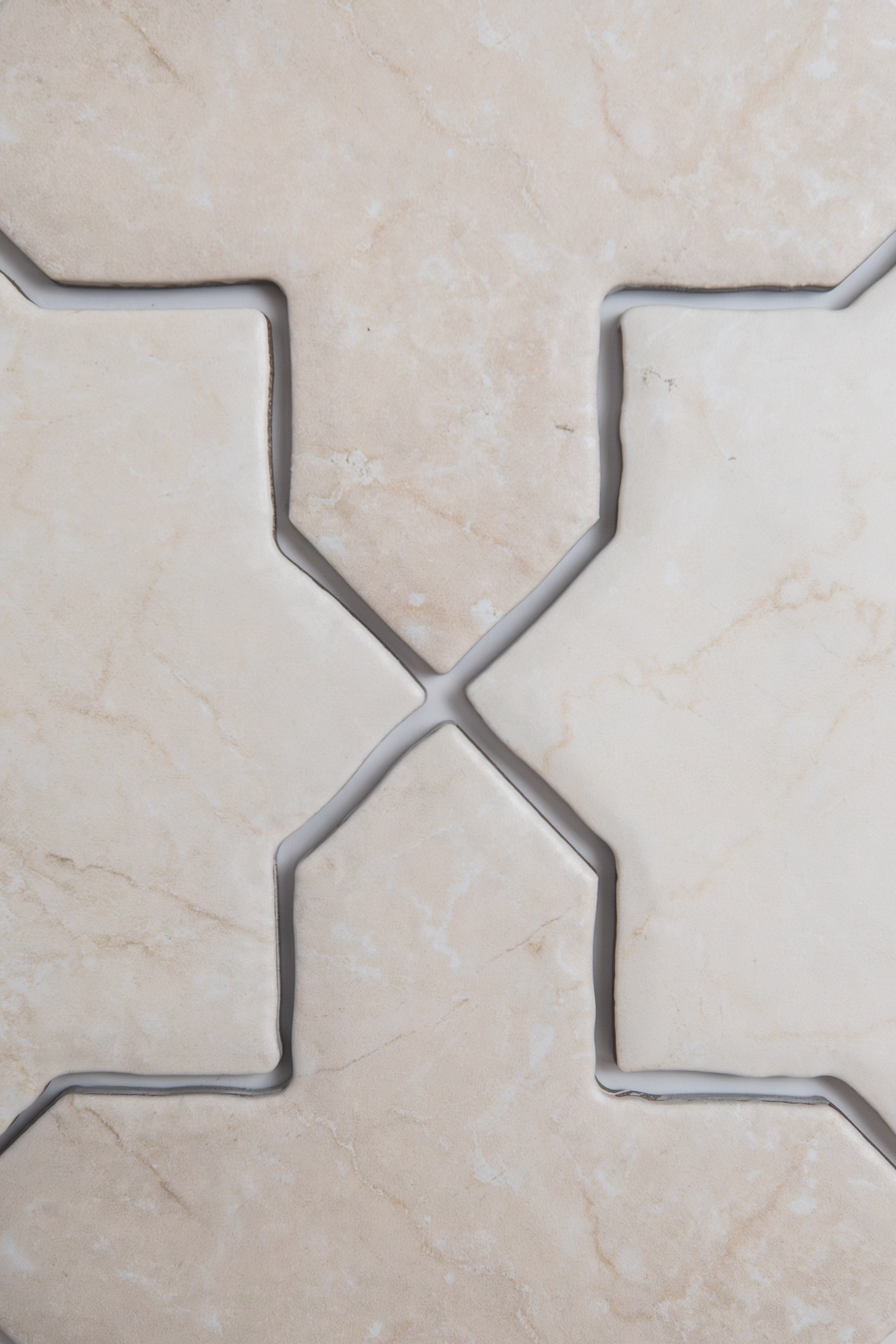 Tosca Botticino Cross-Star tile
