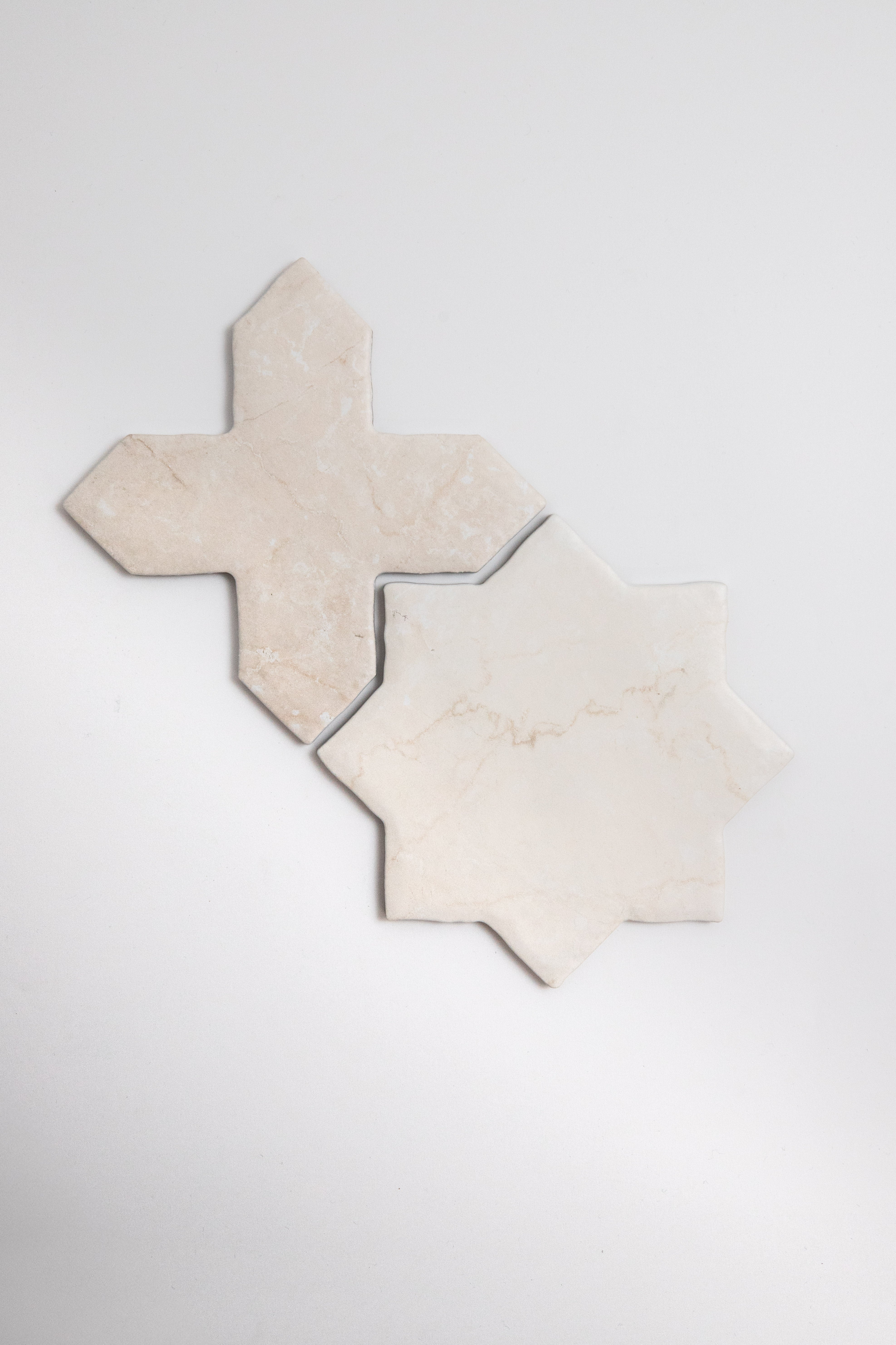 Tosca Botticino Cross-Star tile