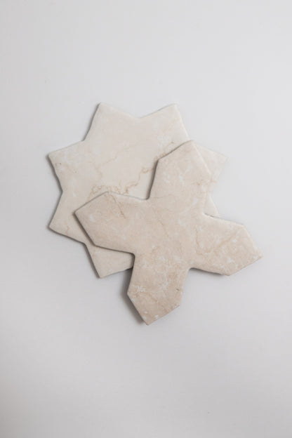 Tosca Botticino Cross-Star tile