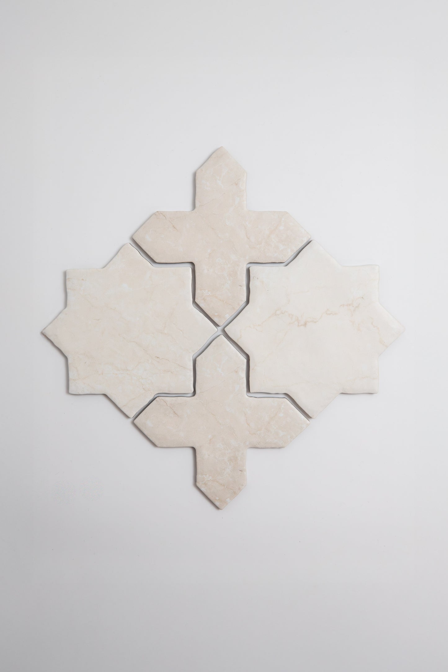 Tosca Botticino Cross-Star tile