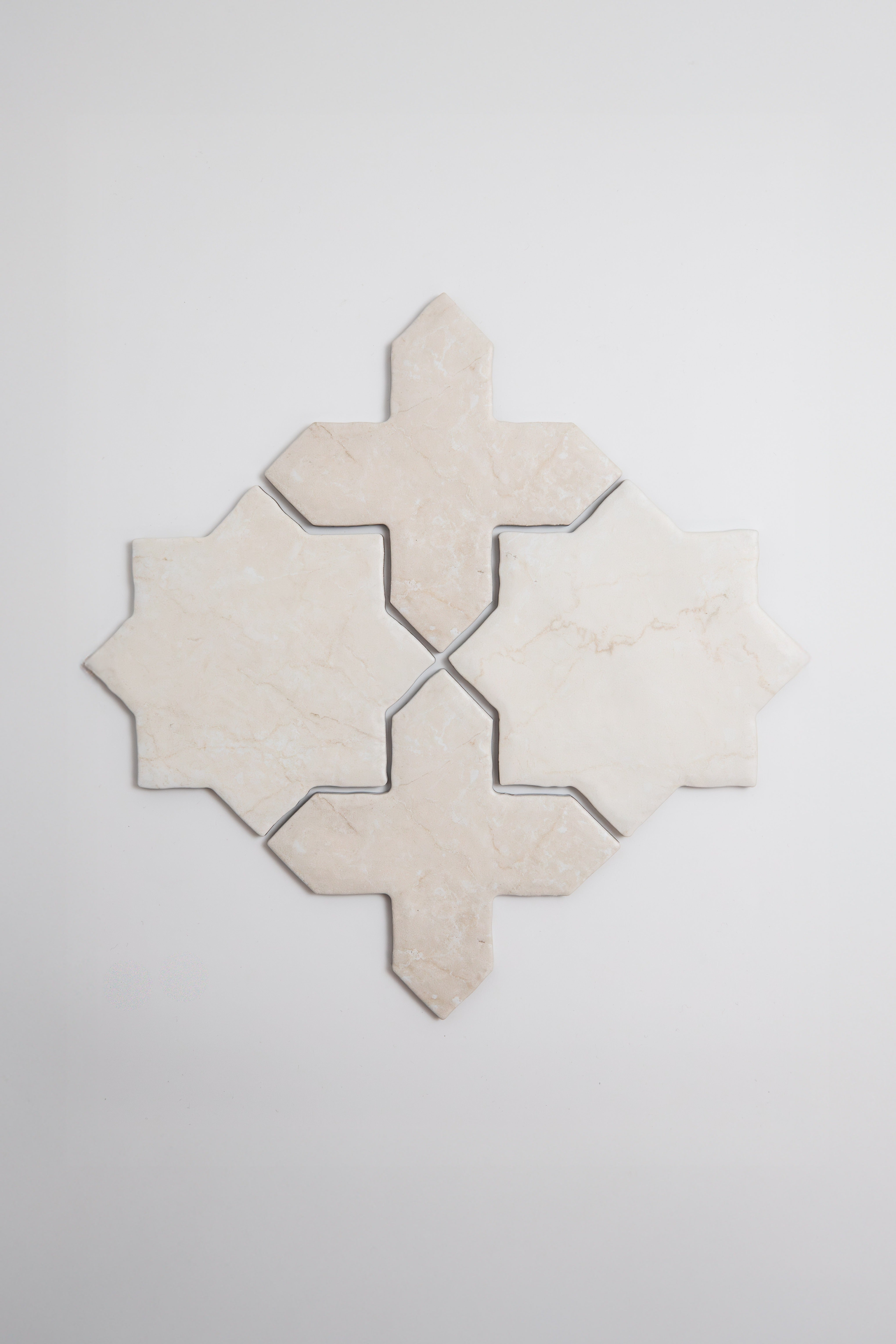 Tosca Botticino Cross-Star tile