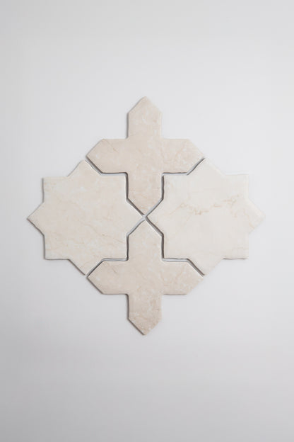 Tosca Botticino Cross-Star tile