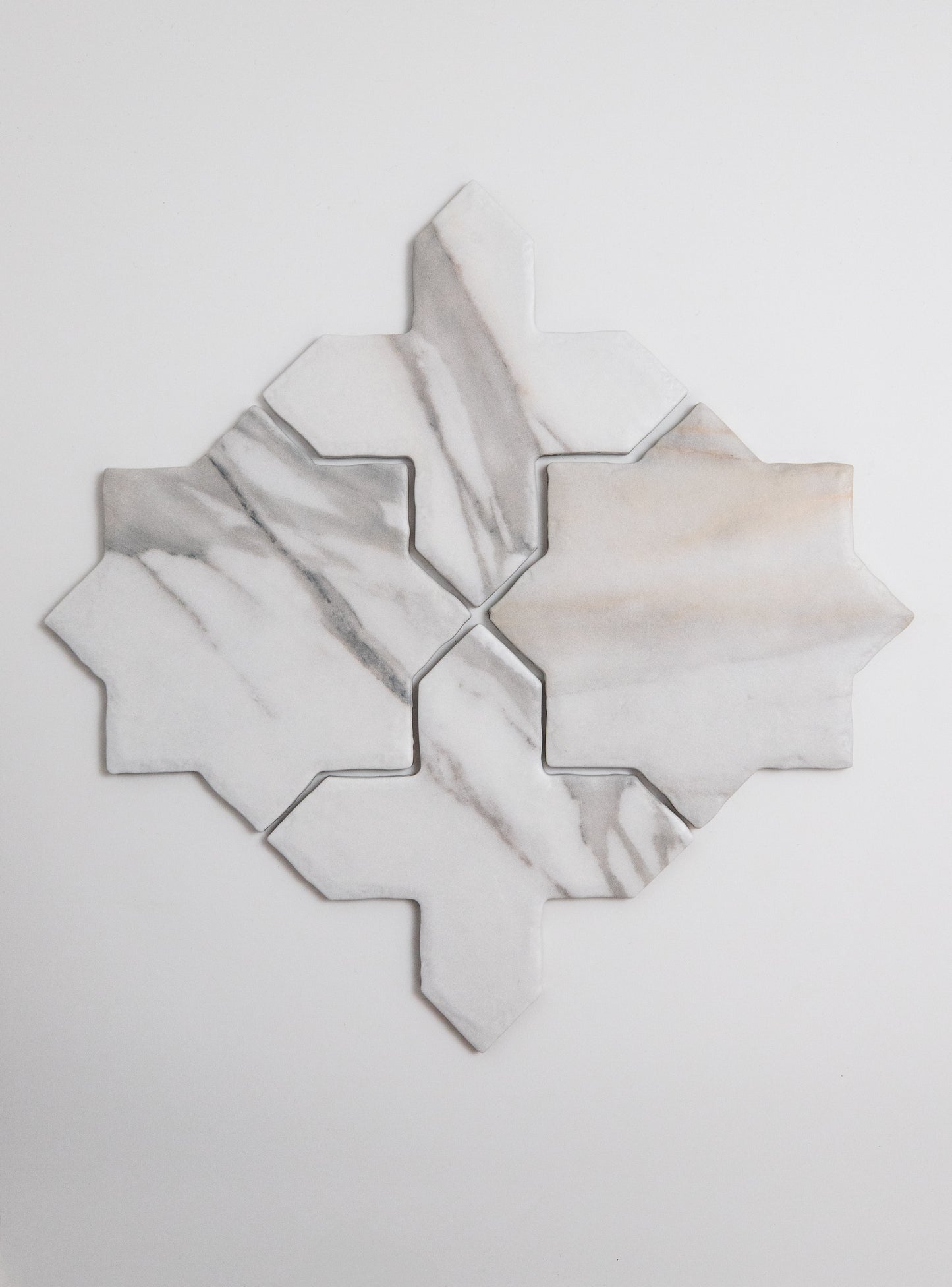 Tosca Calacatta Gold Cross-Star tile