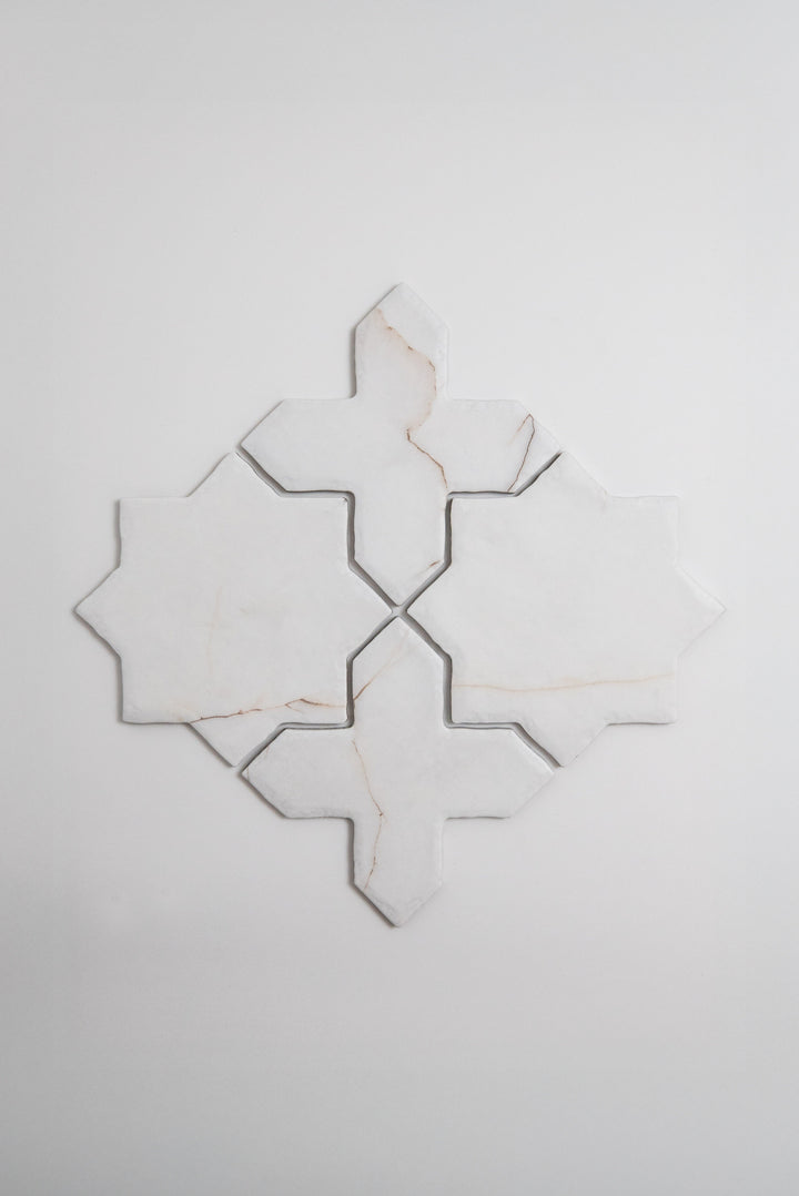 Tosca Calacatta Soft Cross-Star tile