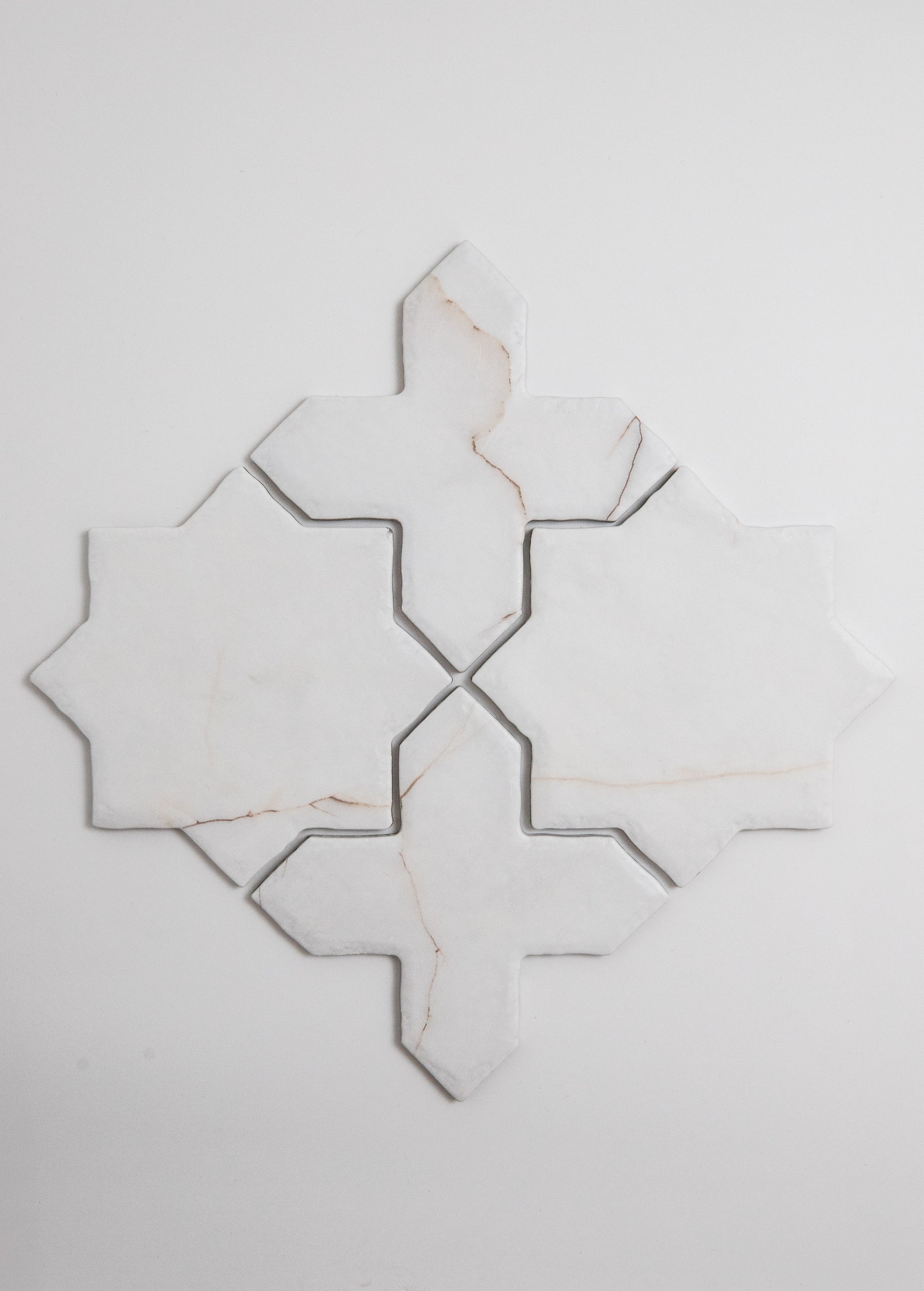 Tosca Calacatta Soft Cross-Star tile