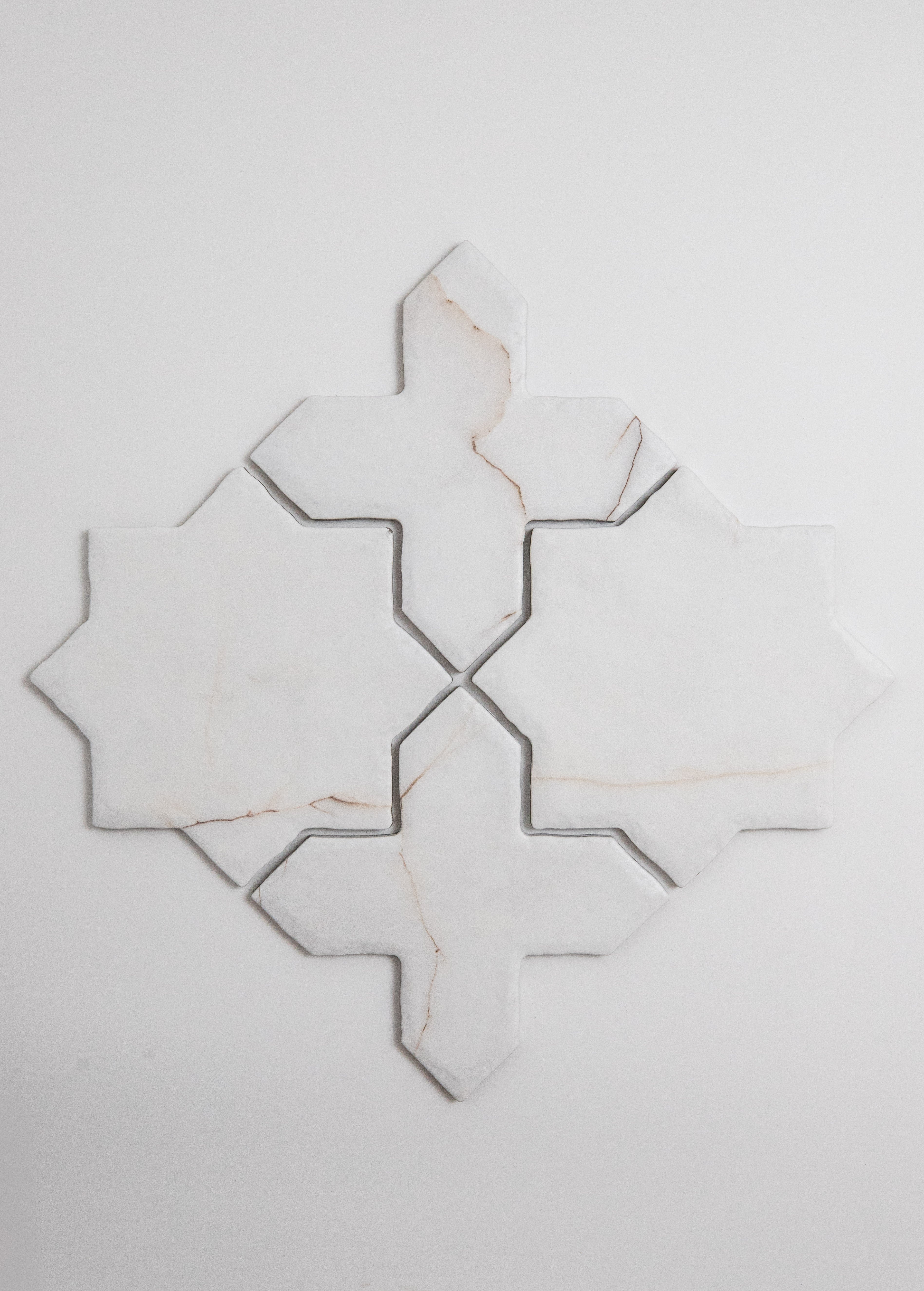 Tosca Calacatta Soft Cross-Star tile