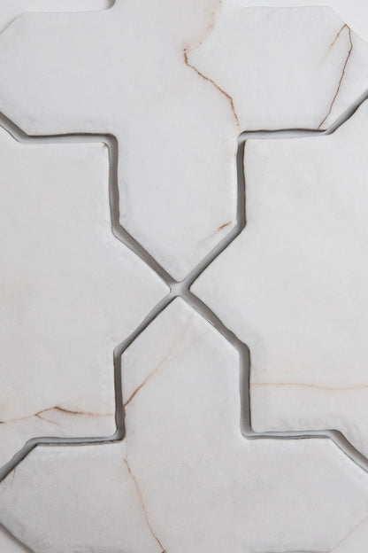 Tosca Calacatta Soft Cross-Star tile