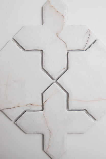 Tosca Calacatta Soft Cross-Star tile