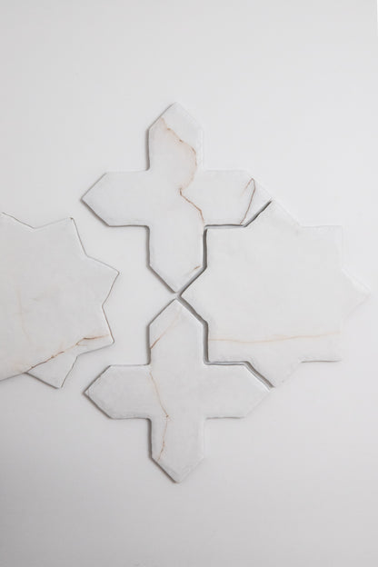 Tosca Calacatta Soft Cross-Star tile