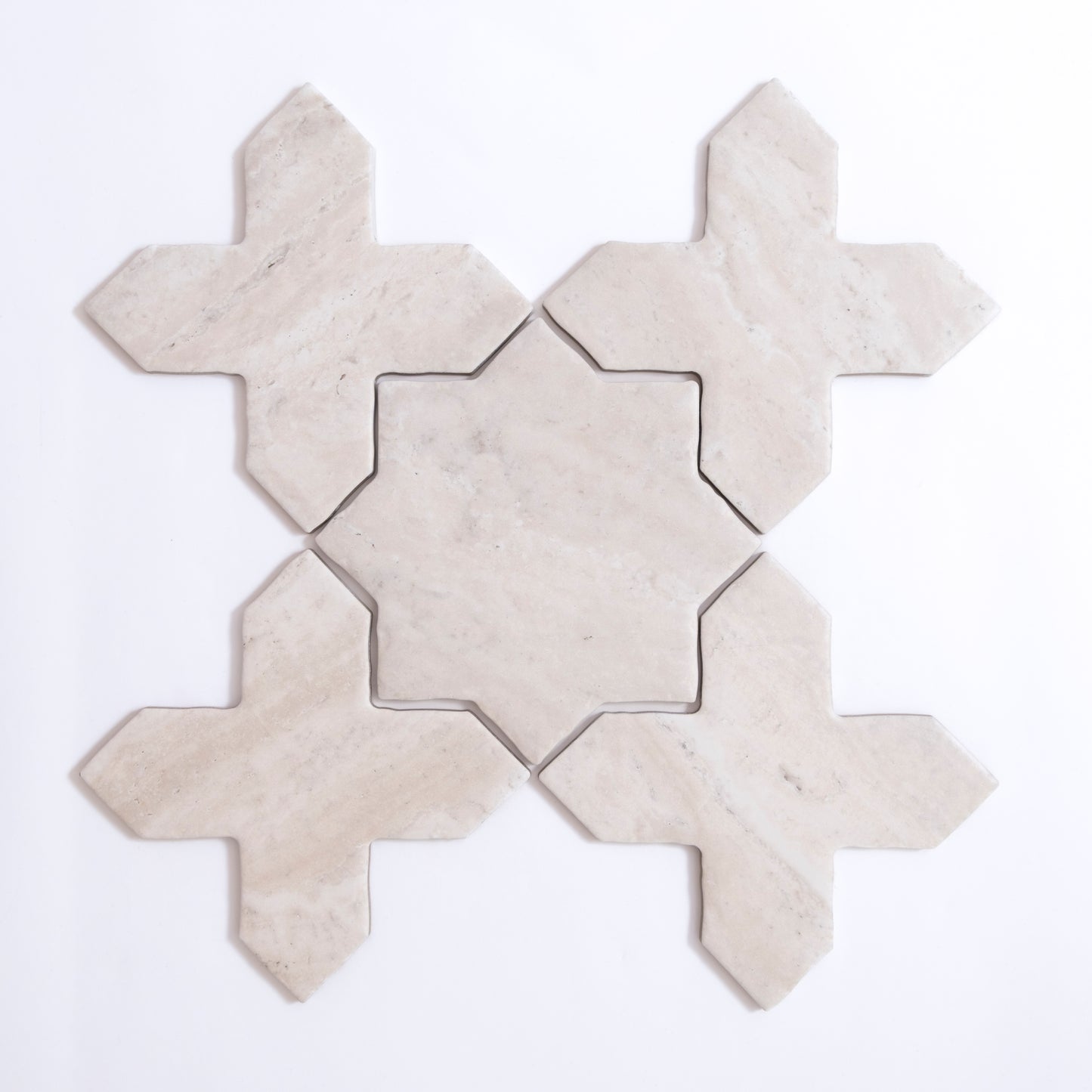 Tosca Travertine Cross-Star tile