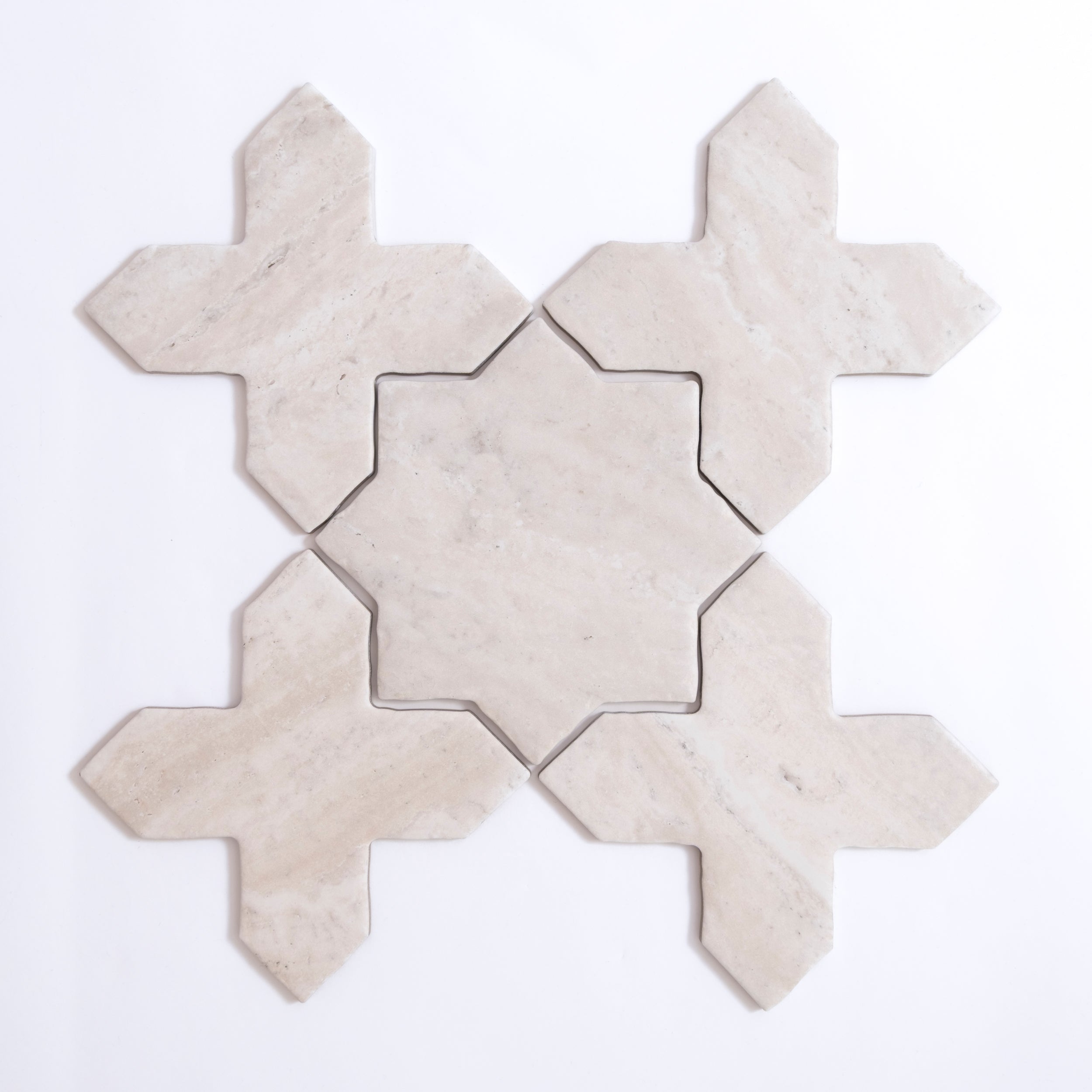 Tosca Travertine Cross-Star tile