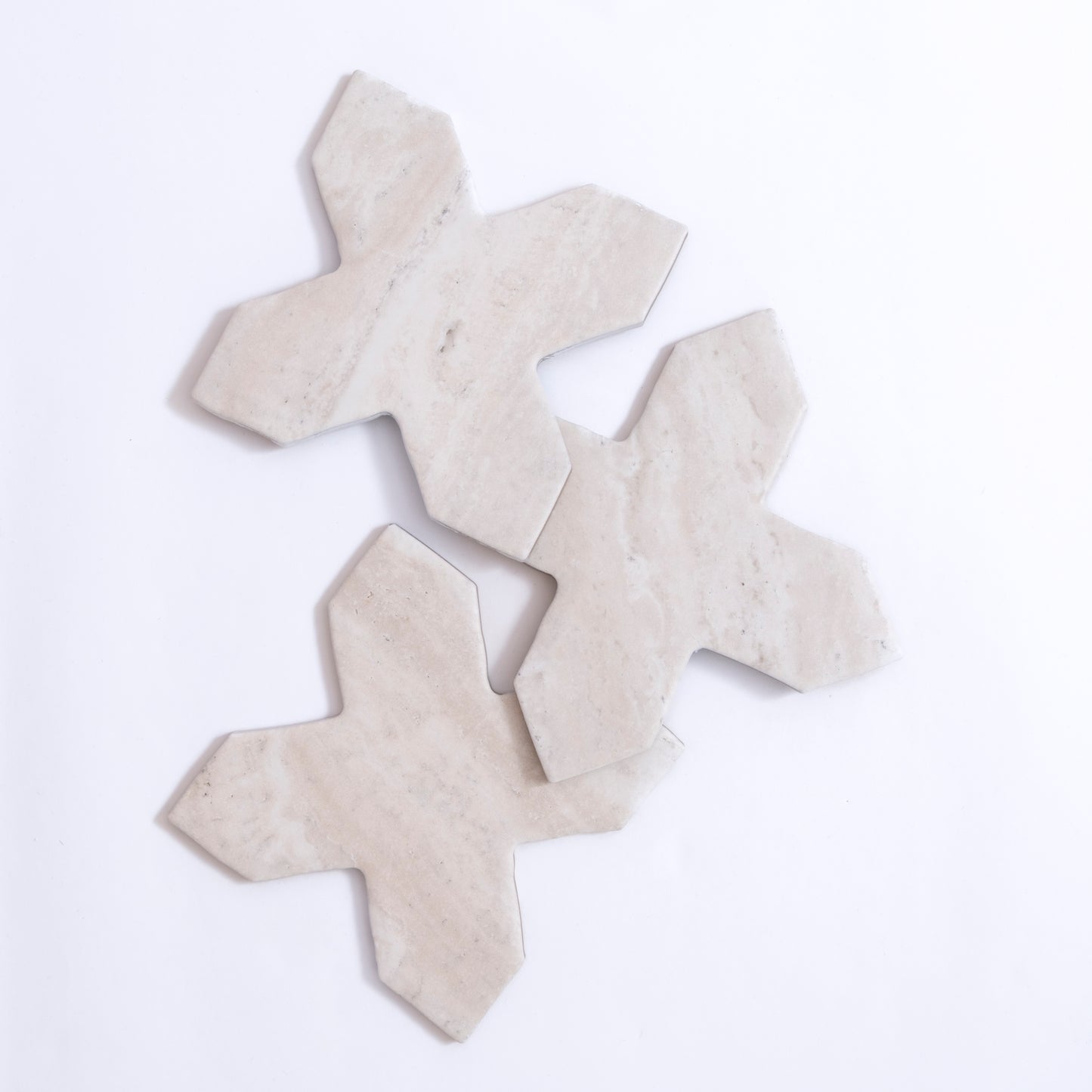 Tosca Travertine Cross-Star tile