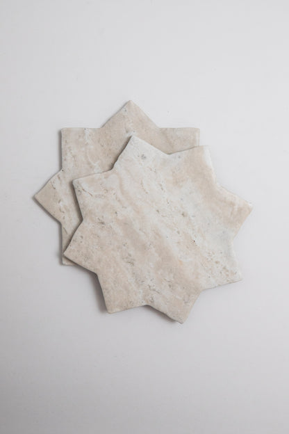 Tosca Travertine Cross-Star tile