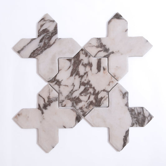 Tosca Viola Cross-Star tile