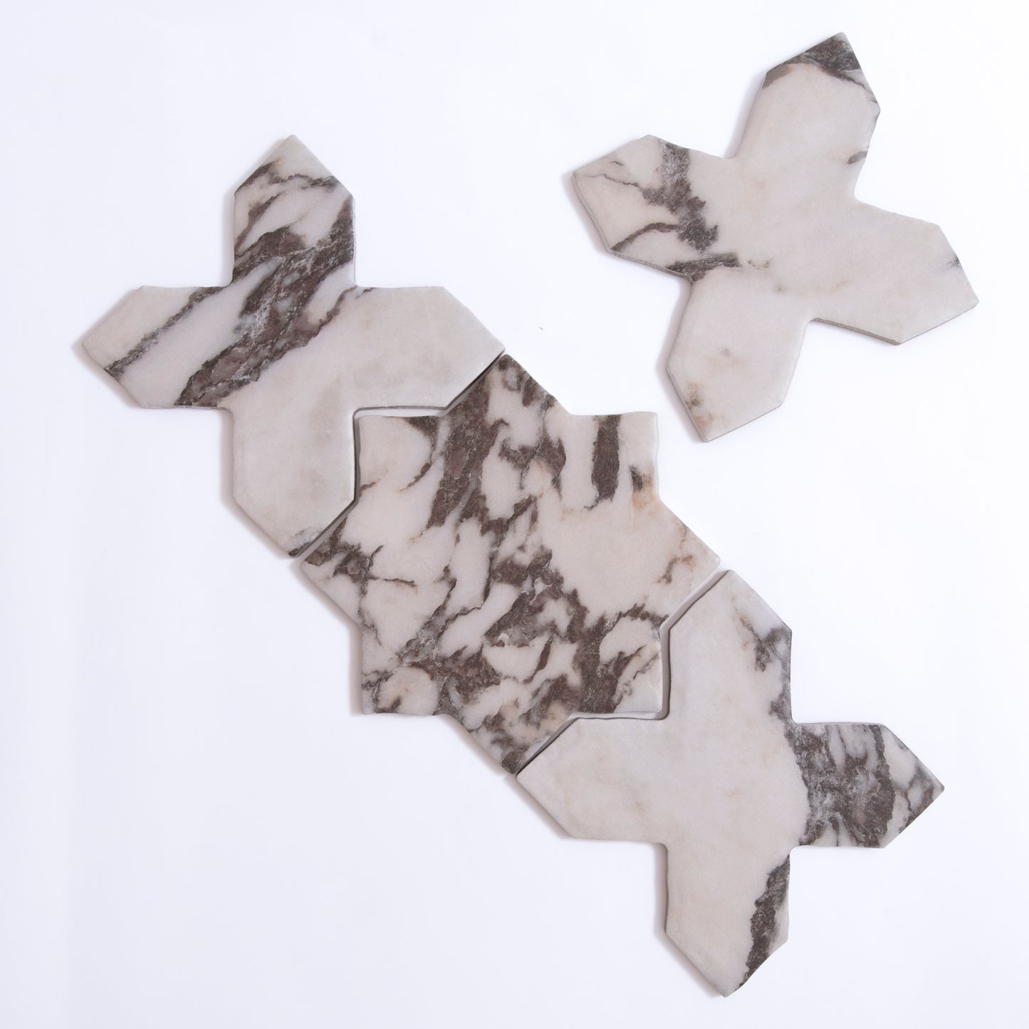Tosca Viola Cross-Star tile
