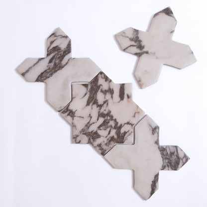 Tosca Viola Cross-Star tile