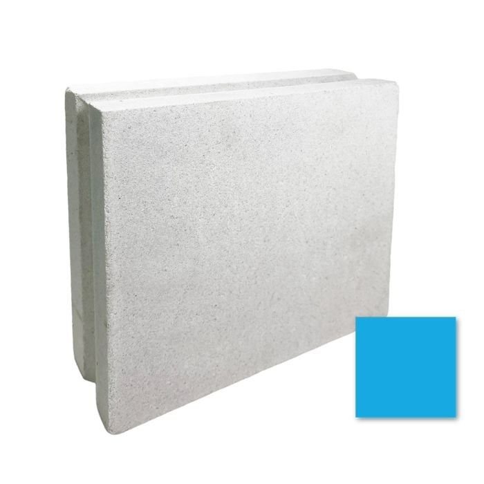 The Windy Sixty-Five by New York Cement Tile stands upright on white with a blue square in the lower right corner.